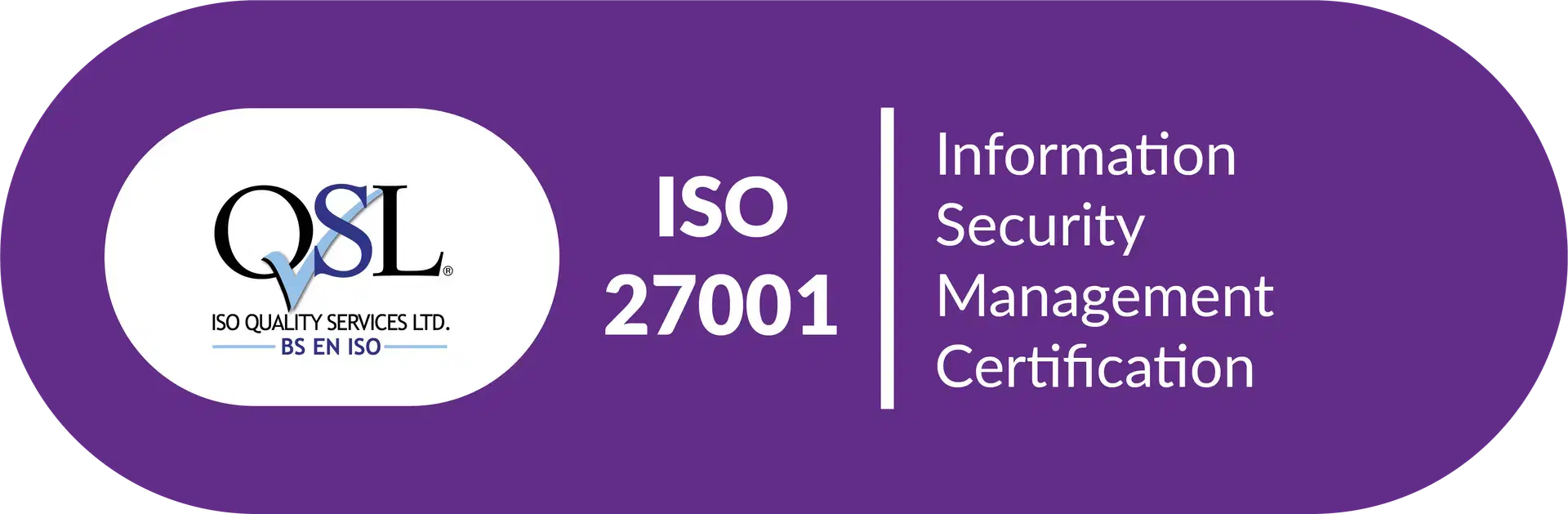 ISO 27001 badge