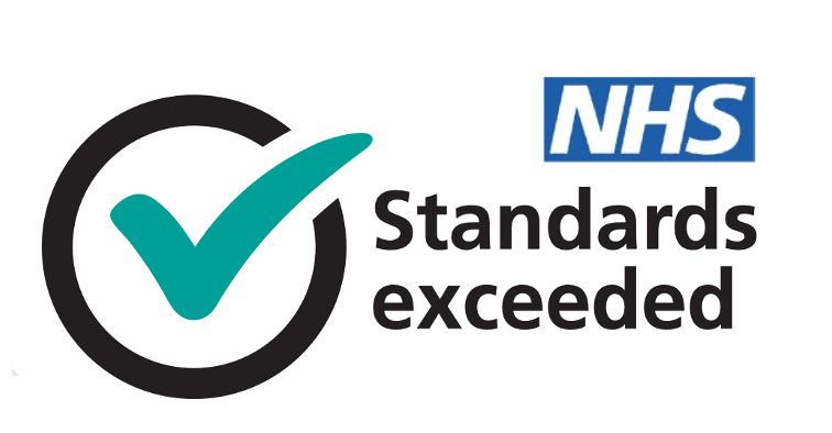 NHS DSPT standards exceeded badge